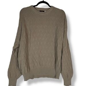 Vintage 90s Sedgefield Sweater Mens Size XL Chunky Knit Grandpa Slouchy USA Made